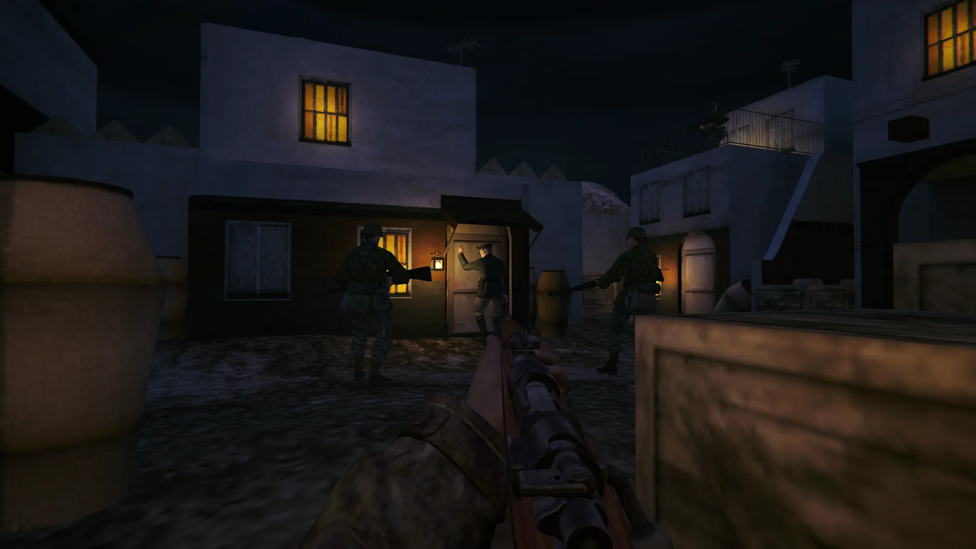 Steelblood nighttime infiltration gameplay